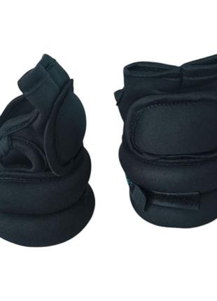 Обважнювачі спортивні кистьові 2 шт х 0,75 кг black