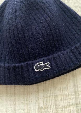 Шапка шерстяна lacoste wool hat onesize2 фото