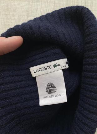 Шапка шерстяна lacoste wool hat onesize3 фото