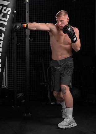 Боксерские перчатки phantom germany чёрные 10 унций (283г) для спортсменов от 8 лет до...