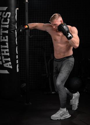 Боксерские перчатки phantom germany чёрные 10 унций (283г) для спортсменов от 8 лет до...