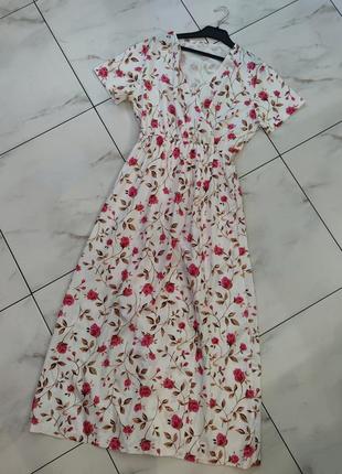 Жіноче довге легке стильне плаття бренда shein curve l-xl (50-52)2 фото