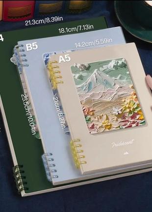 Блокнот а5 60 листов,, свободный блокнот в виде листиков, кольцевой блокнот, офисные и...