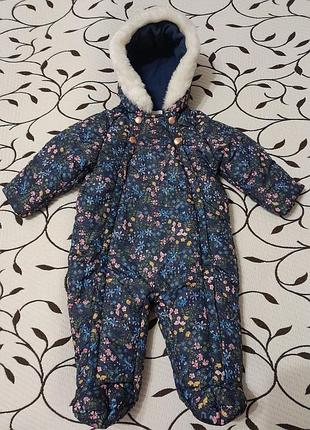 Комбінезон єврозима на дівчинку 9-12 місяців, фірми m&s