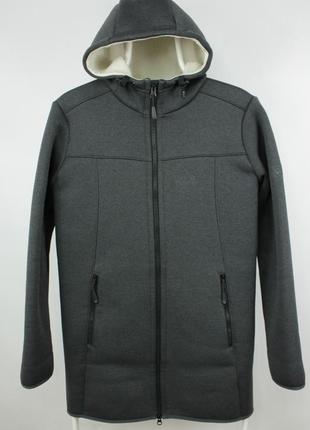 Тепле флісове пальто куртка jack wolfskin terra nova coat women's gray