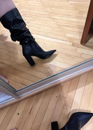 Чоботи сапоги трубы ботфорти berhka