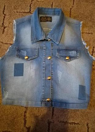 Коротка жилетка