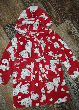 Плюшевий халат disney на 4-5 років