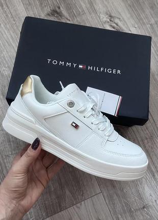 Кроссовки женские кожаные Tommy hilfiger