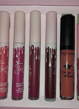Рідка матова помада блиск matte liquid lipstick