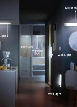 Беспроводная led-лампа 50 см светодиодный светильник с датчиком движения