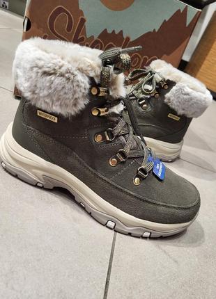 Черевики зимові жіночі skechers sn167882 оригінал