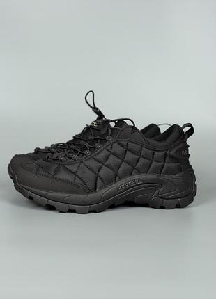 Мужские кроссовки черные термо зимние merrell ice cap moc termo black