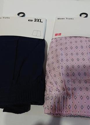 Uniqlo мужские трусы боксеры 3xl 4xl хлопок премиум качество семейные