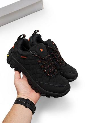 Брендовые мужские кроссовки merrell continuum vibram черные (термо) * shd