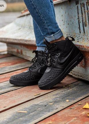 Мужские кроссовки nike air force lf1 duckboot 17 black winter ❄️