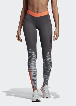 Женские лосины леггинсы тайтсы adidas alphaskin iteration dx7541