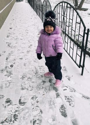 Куртка и штанишки зимние на девочку