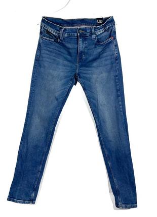 Джинсы селвидж lee x urban riders slim fit