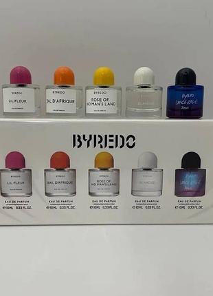 Набір парфумів byredo (5 шт*10 мл)