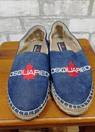 Мужские эспадрильи (dsquared) синие