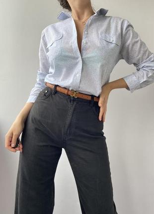 Базова біла бавовняна сорочка/рубашка квітковий принт від kew london