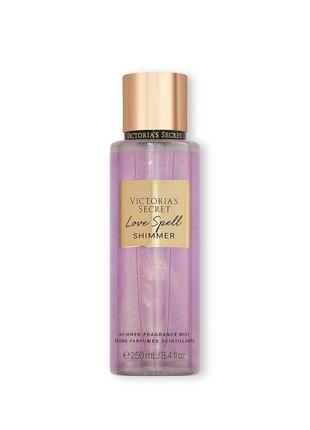 Спрей victoria's secret love spell shimmer мисториa’s secret love spell парфюм victoria’s secret