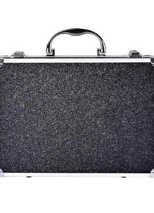 Косметический набор для макияжа в кейсе 30х21х6,5см, черный / бьюти кейс с косметикой