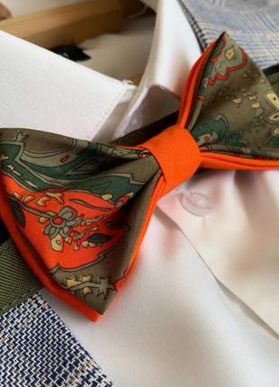 Эксклюзивный галстук-бабочка i&m craft из натурального шелка (0101016ledb)