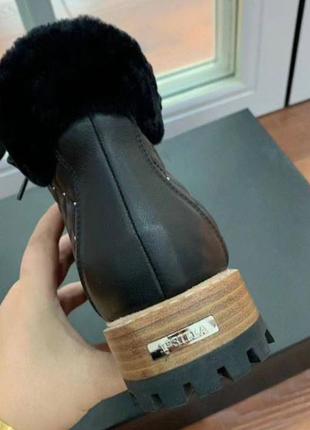 Зимове взуття le silla 36-41 чорні, бежеві, білі