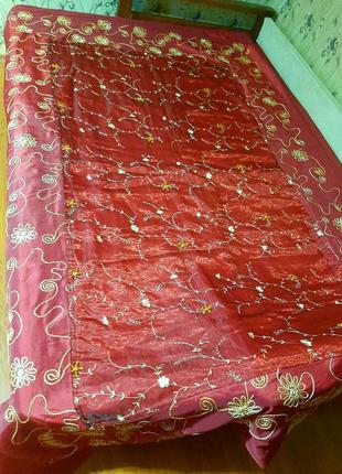 Покривало-одеяло 
 в индийском  богемном  стиле,180×260см