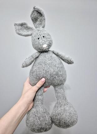 Мягкая игрушка "серый зайчик"