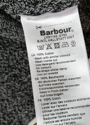 Брендовий вільний теплий натуральний светр barbour10 фото