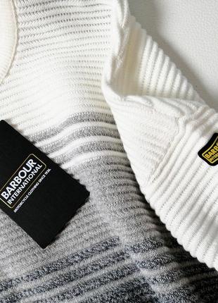 Брендовий вільний теплий натуральний светр barbour8 фото