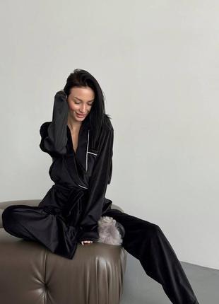Пижама, костюм с халатом для дома плюшевый10 фото
