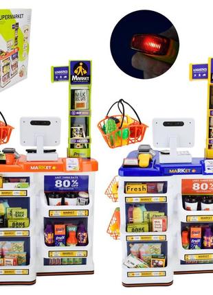 Набор супермаркет toycloud 60 элементов, касса 668-134/135