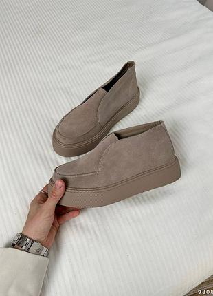 Лофери жіночі натуральна замша