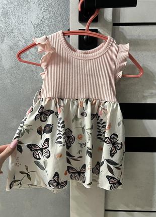 Платтячко для дівчинки 6-9 місяців3 фото