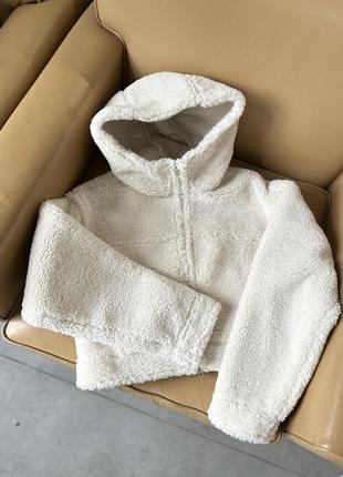 Куртка шубка тедди, шерпа zara