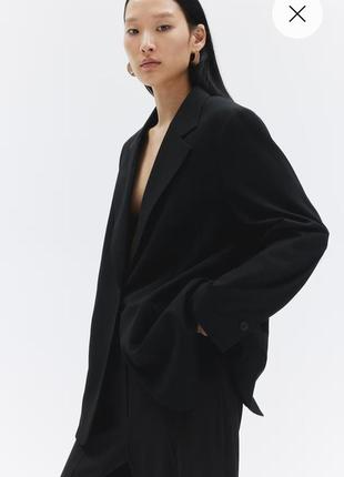 Женский пиджак блейзер жакет оверсайз h&m