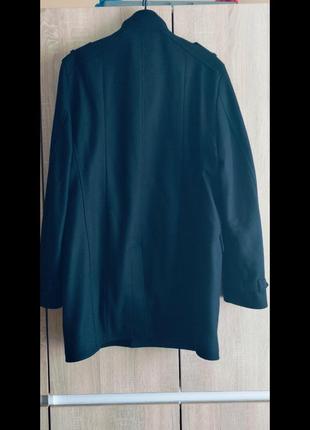 Шерстяное мужское пальто next l