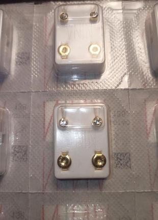 Серёжки для ушей, хрусталь