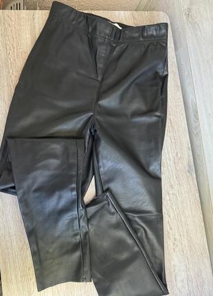 Продам кожаные лосины h&m