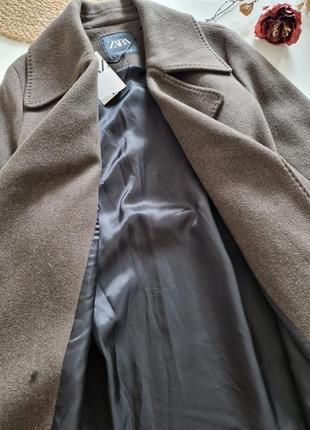 Пальто zara шерсть