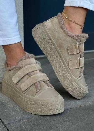 Женские ботинки кеды зима ❄️