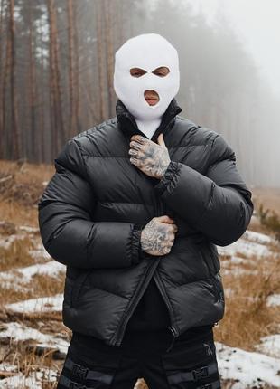 Балаклава унисекс пушка огонь белая