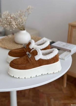 Утепленные лоферы