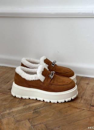 Утепленные лоферы