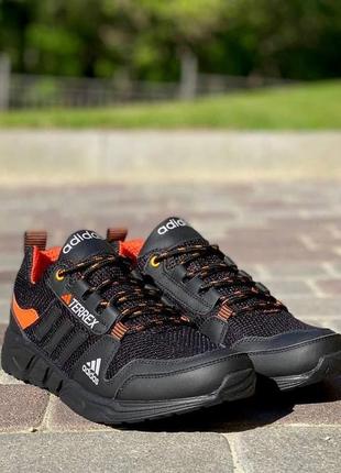Кросівки adidas terrex помаранчевi6 фото