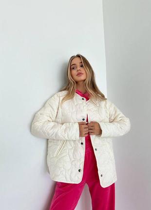 Стьобана куртка вільного крою до -5⁰с🍂❄️